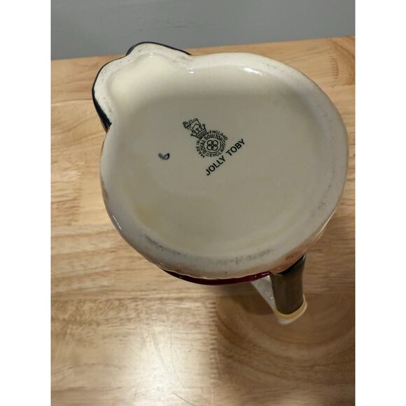 Royal Doulton Jolly Toby Character Toby Jug Mug Made in England JL - Picture 8 of 13